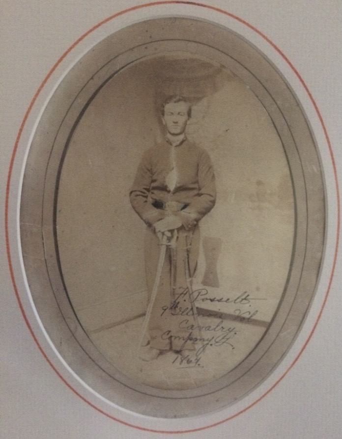 F. Posselt, 8th Illinois Cavalry, 1864 — Civil War veteran from Oregon, IL