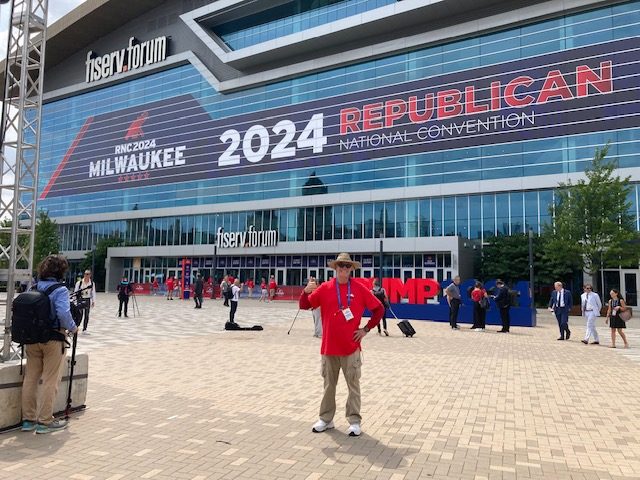 Fiserv Forum during RNC 2024 in Milwaukee