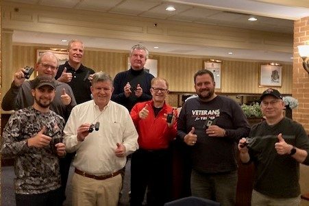 John Saletta with RNLA election integrity volunteers in Milwaukee