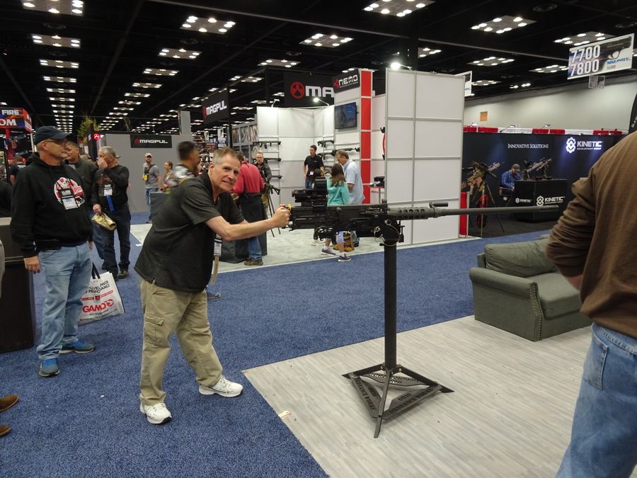 John at the NRA convention exhibit hall